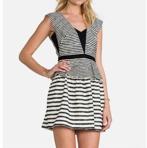 BCBGMaxAzia Piper Stripped Dress
